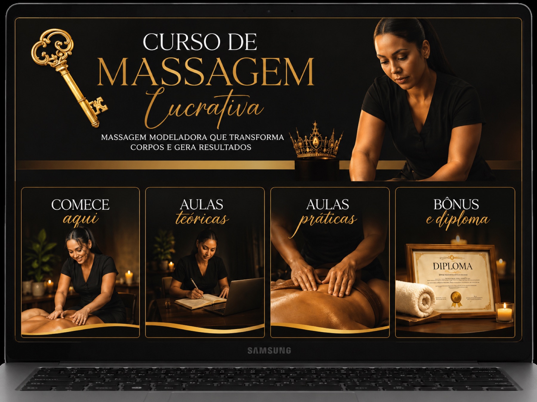 Projeto desenvolvido: Massagem Lucrativa